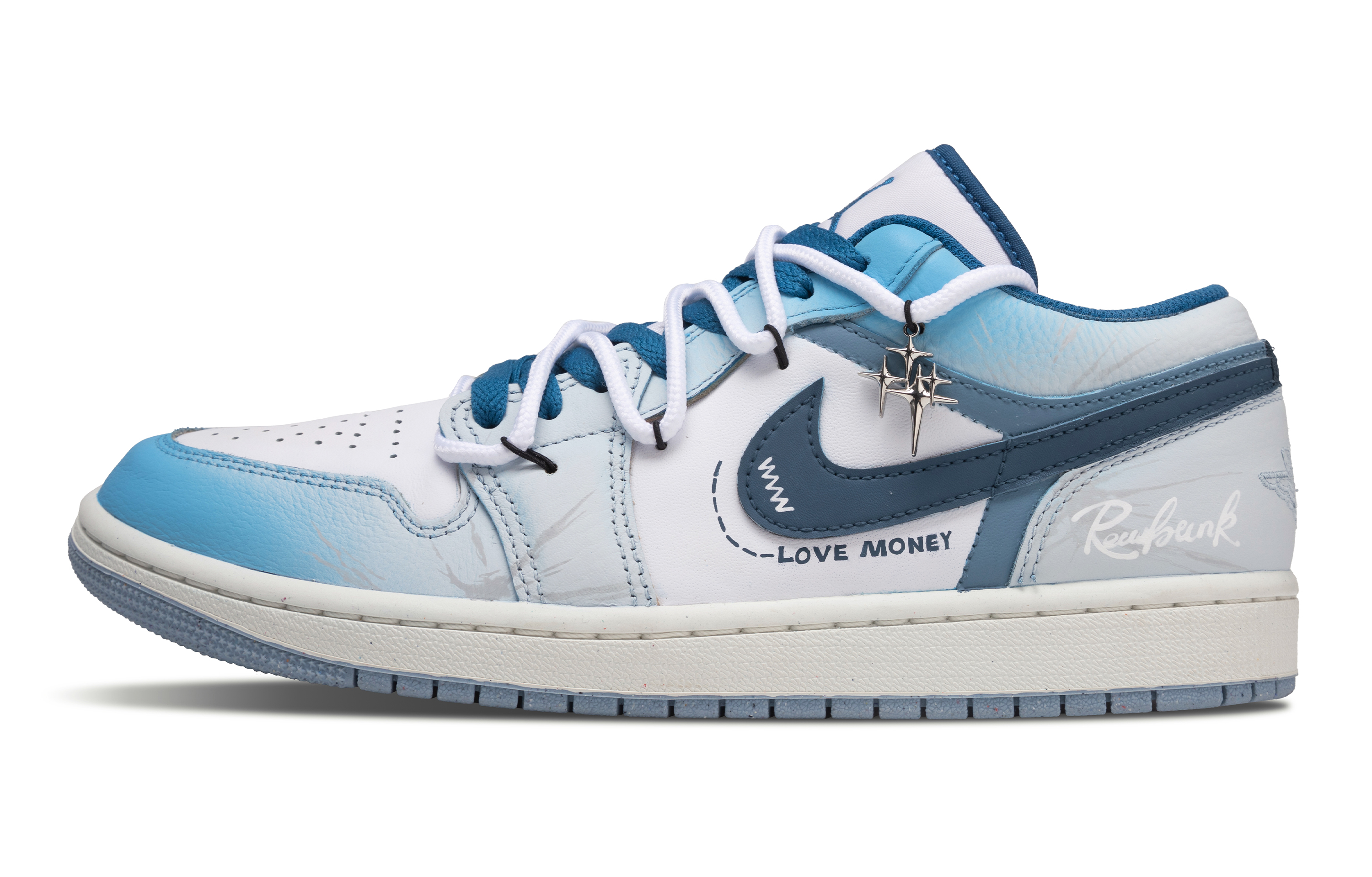 

Jordan Баскетбольные кроссовки Air 1 Dawn Light Low Top Vintage, мужские, цвет «озеро-голубой»
