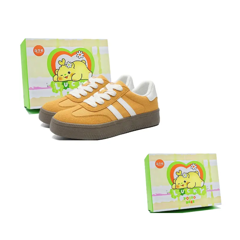

Budding Bear Низкие скейтерские кросcовки мужские Sunset Yellow, цвет Sunset Yellow