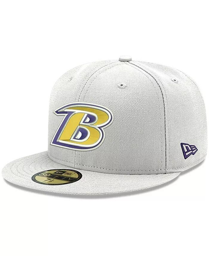 

Мужская белая приталенная шляпа Baltimore Ravens Omaha Lettermark 59FIFTY New Era