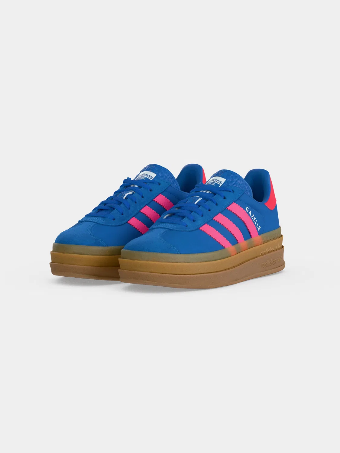 Кроссовки Adidas Originals GAZELLE BOLD синего цвета — фото 2
