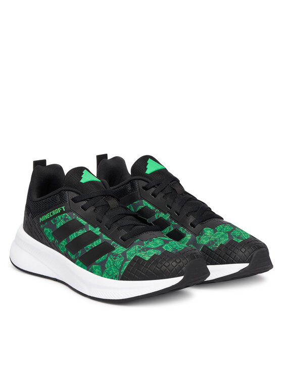 Кроссовки Minecraft Fortarun 4.0 JR1932 Adidas, черный — фото 2