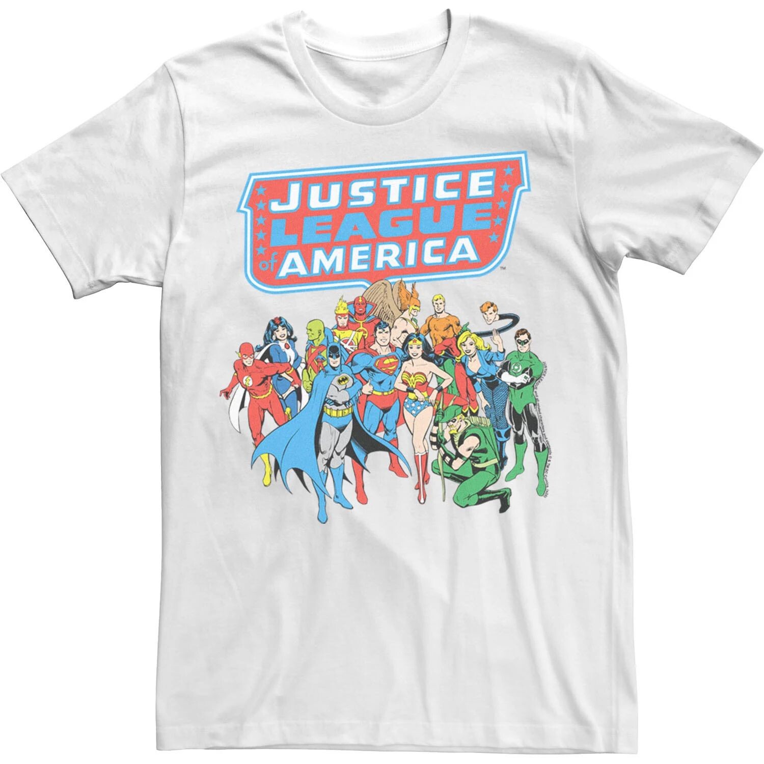 

Мужская футболка с логотипом Лиги справедливости All Justice Licensed Character