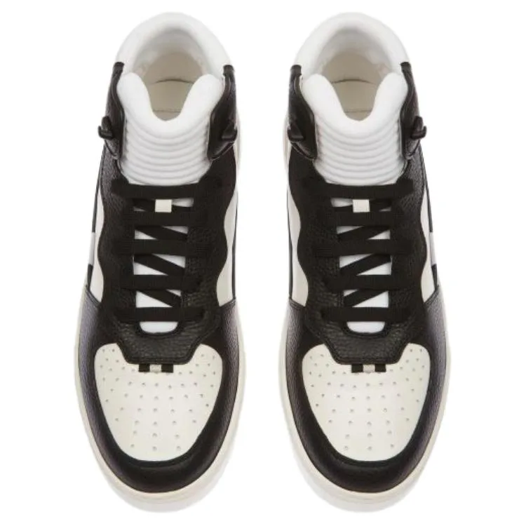 BALLY Текстильные и кожаные кроссовки Mid top Skateboard Shoes мужские Black — фото 4