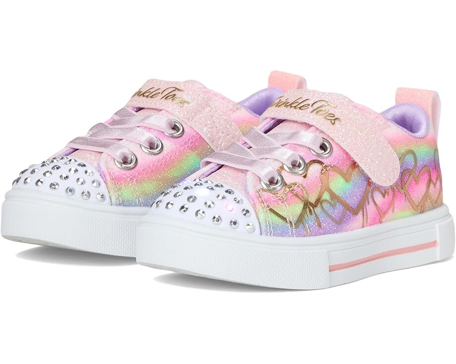 

Кроссовки SKECHERS KIDS Twinkle Sparks - Ombre Love 314823N, цвет Light Pink/Multi