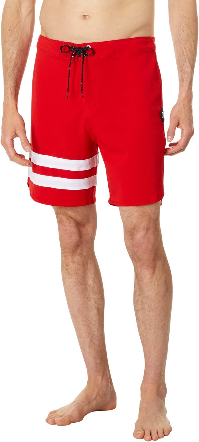 

Шорты для плавания Hurley Phantom-Eco Block Party 18" Boardshorts, цвет Unity Red