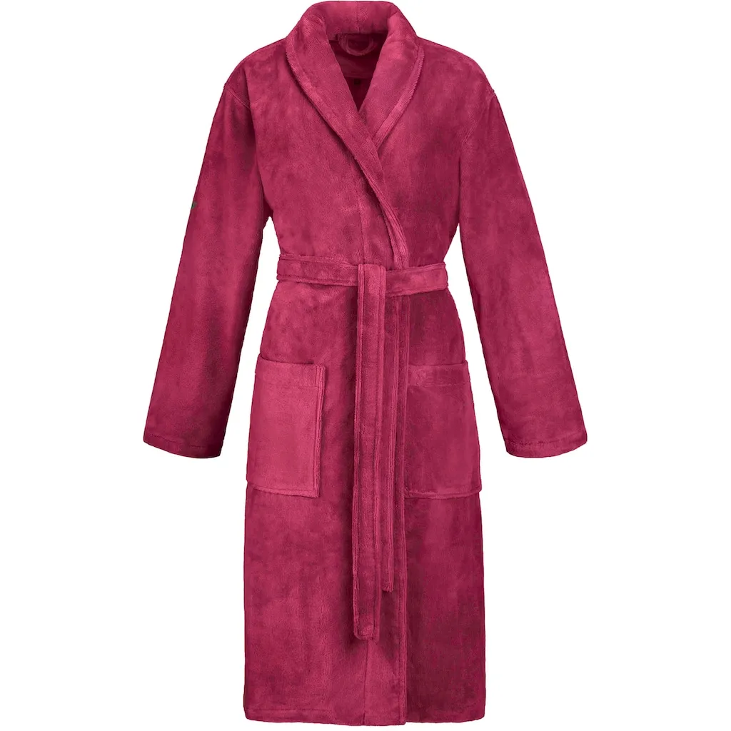 

Халат Pico, идеально подходит для сауны и спа, гостиничный халат, утренний халат, 1 шт., воротник-шаль Vossen, Purple rain