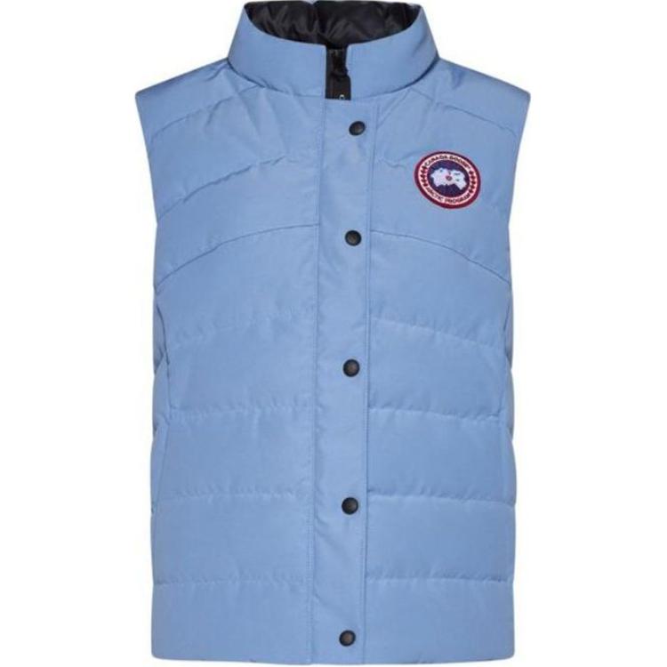 

Фристайл Высокий Воротник Пуховый Жилет Canada Goose, Голубой Оттенок