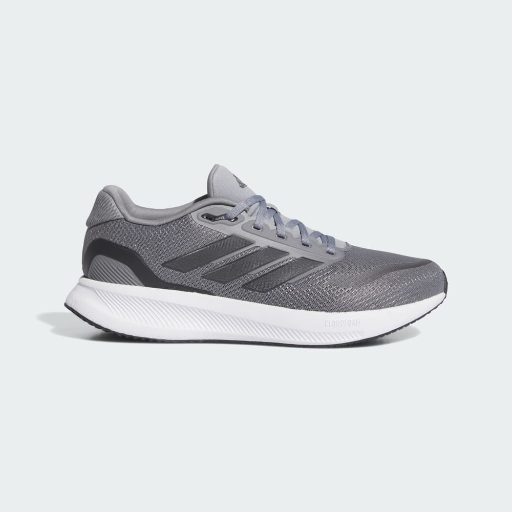 

Кроссовки Adidas Runfalcon 5 Wide Running Shoes, цвет Grey Three/Carbon/Cloud White
