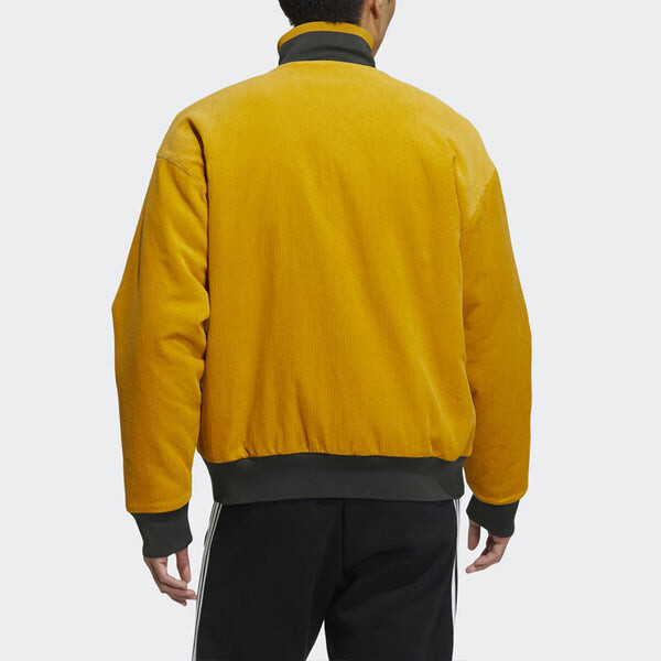 Куртка adidas M Corduroy Jkt Embroidered Logo Stay Warm Sports Jacket Yellow, мультиколор — фото 3