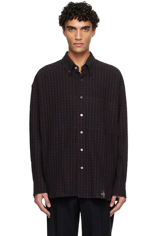 

Wooyoungmi Рубашка в коричневую клетку