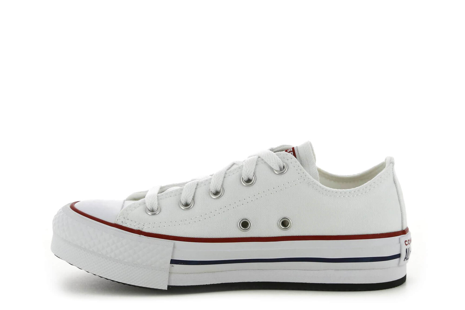 Кроссовки на шнуровке 272858c/102 белый гранатовый темно-синий Converse, белый — фото 4