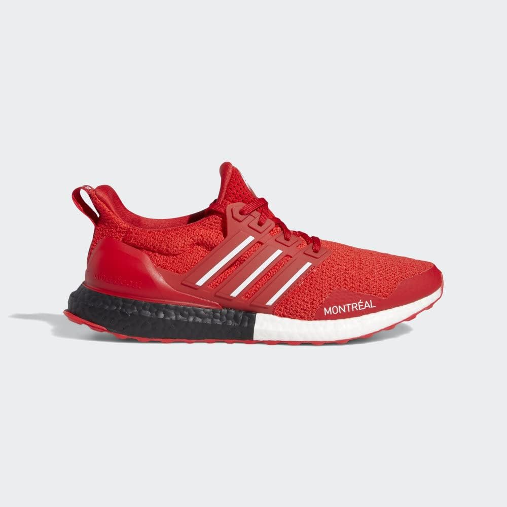 Мужские кроссовки для бега Adidas Ultraboost LTD, белый/алый — фото 2