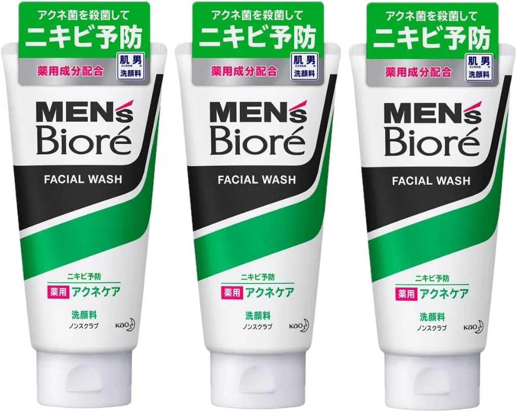 Набор пенки для умывания Biore Acne Care 3 шт, 130 г