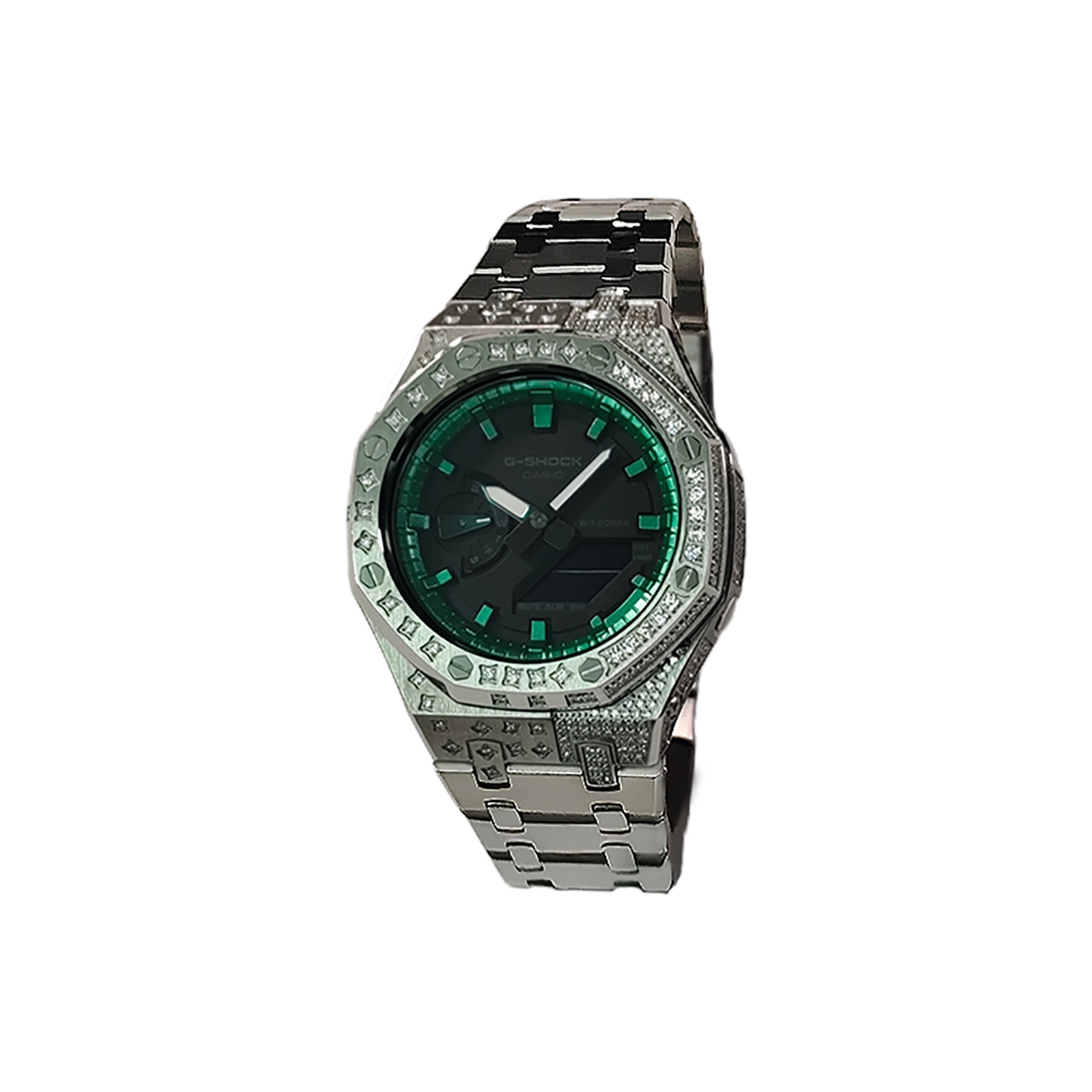 

CASIO Мужские часы Retrofit Series с электронным механизмом, стальной браслет, черный циферблат