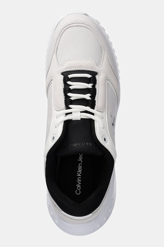 Кожаные кроссовки EVA Runner Low MG WMM Calvin Klein Jeans, серый — фото 4