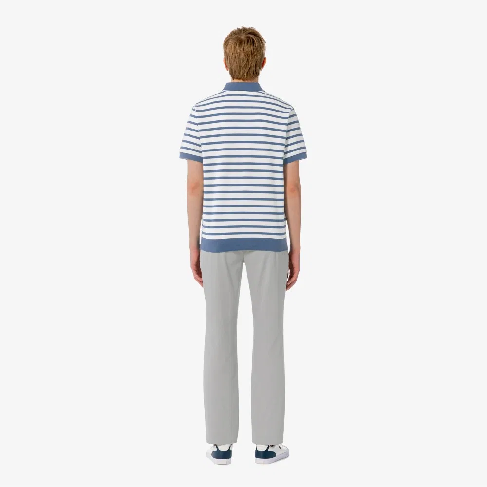 Мужские чиносы из смесовой пряжи светло-серые от Lacoste — фото 3