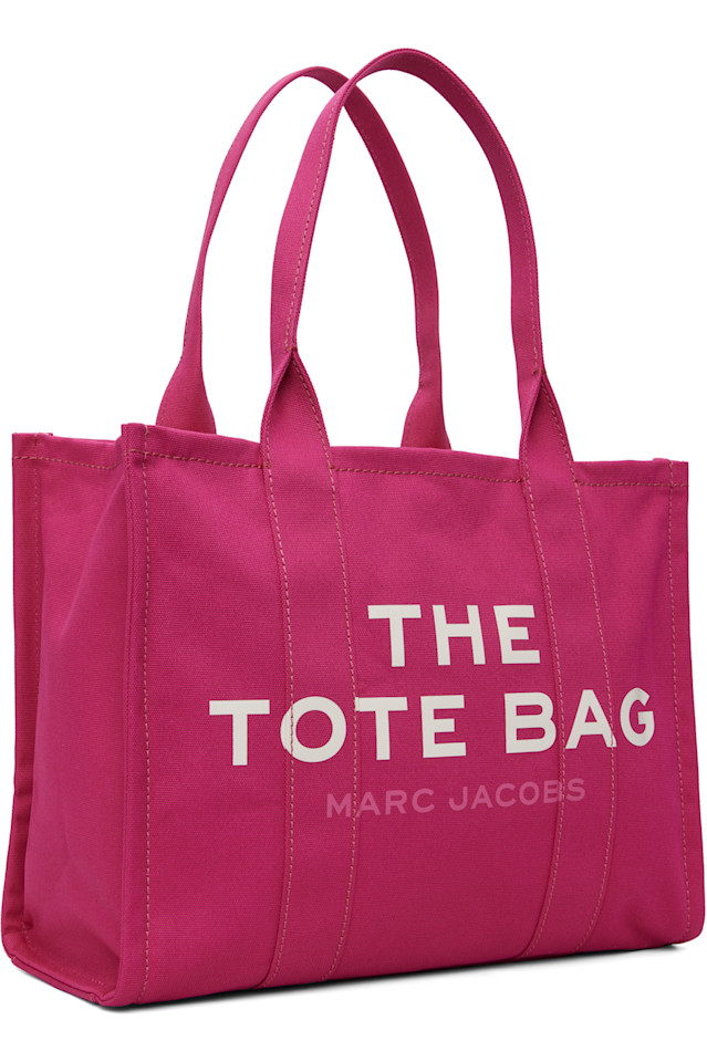 Marc Jacobs Розовая большая холщовая сумка-тоут — фото 2