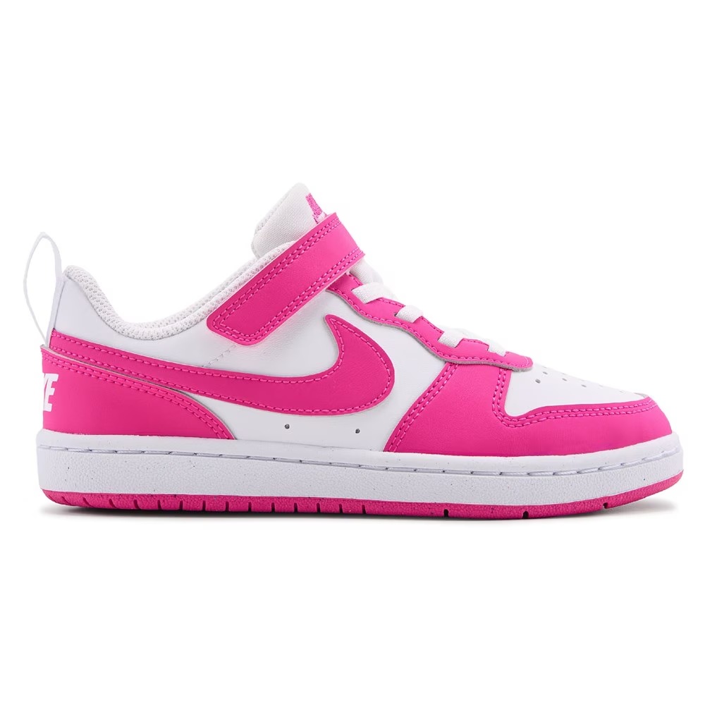 Детские кроссовки Nike Court Borough Recraft Low Top для маленьких детей, pink/white — фото 2