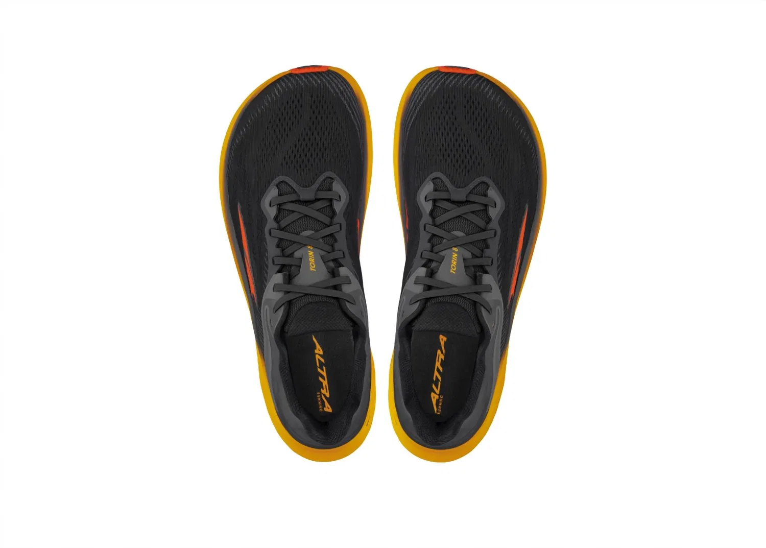ALTRA Мужские беговые кроссовки Torin 8, черно-оранжевые — фото 4