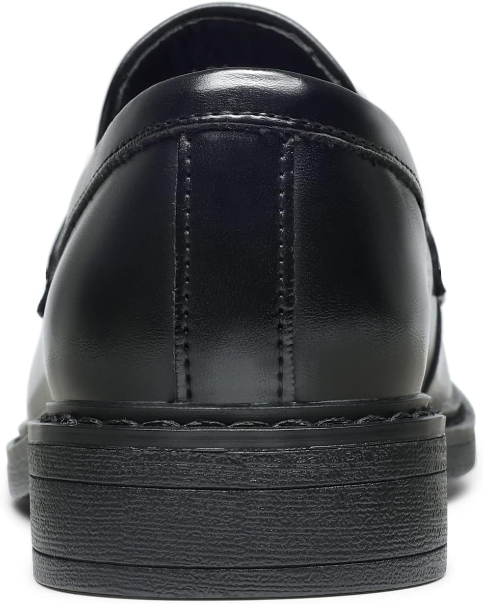 Детские лоферы Bruno Marc Boys Dress Slip-on Penny Loafer, черный — фото 4