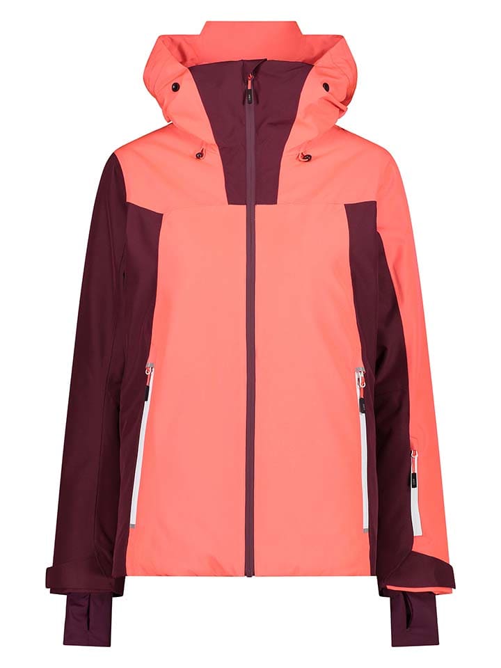 

Лыжная куртка CMP, цвет pink/bordeaux