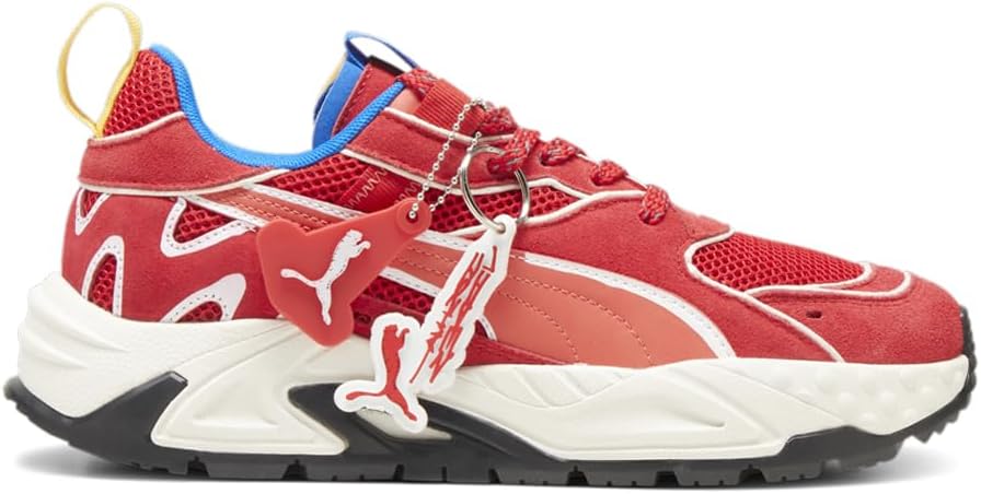 

Мужские кроссовки PUMA Scuderia Ferrari Joshua Vides Rs Trck на шнуровке, повседневные - красные