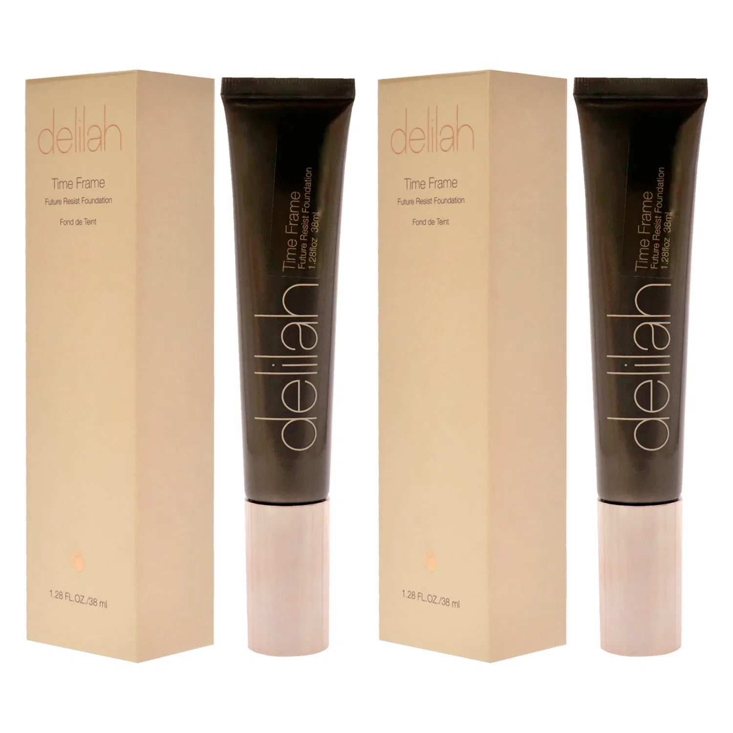 Тональный крем Future Resist Foundation SPF 20 - Maple от Delilah для женщин - 1,28 унции - упаковка из 2 штук, коричневый — фото 4