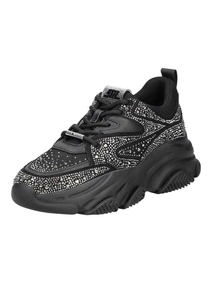 Элегантные туфли на шнуровке Steve Madden Halbschuhe, цвет schwarz/silber