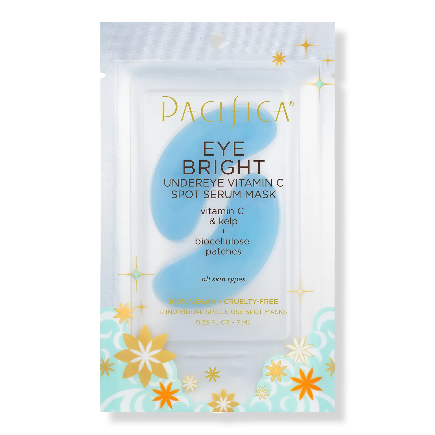 

Сыворотка-маска для кожи вокруг глаз Eye Bright Underey Underey Vitamin C Spot Serum Mask Pacifica