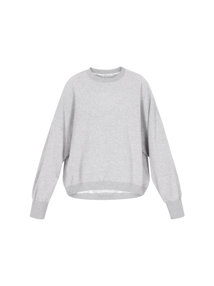 

DreiMaster Женская толстовка серого меланжевого цвета