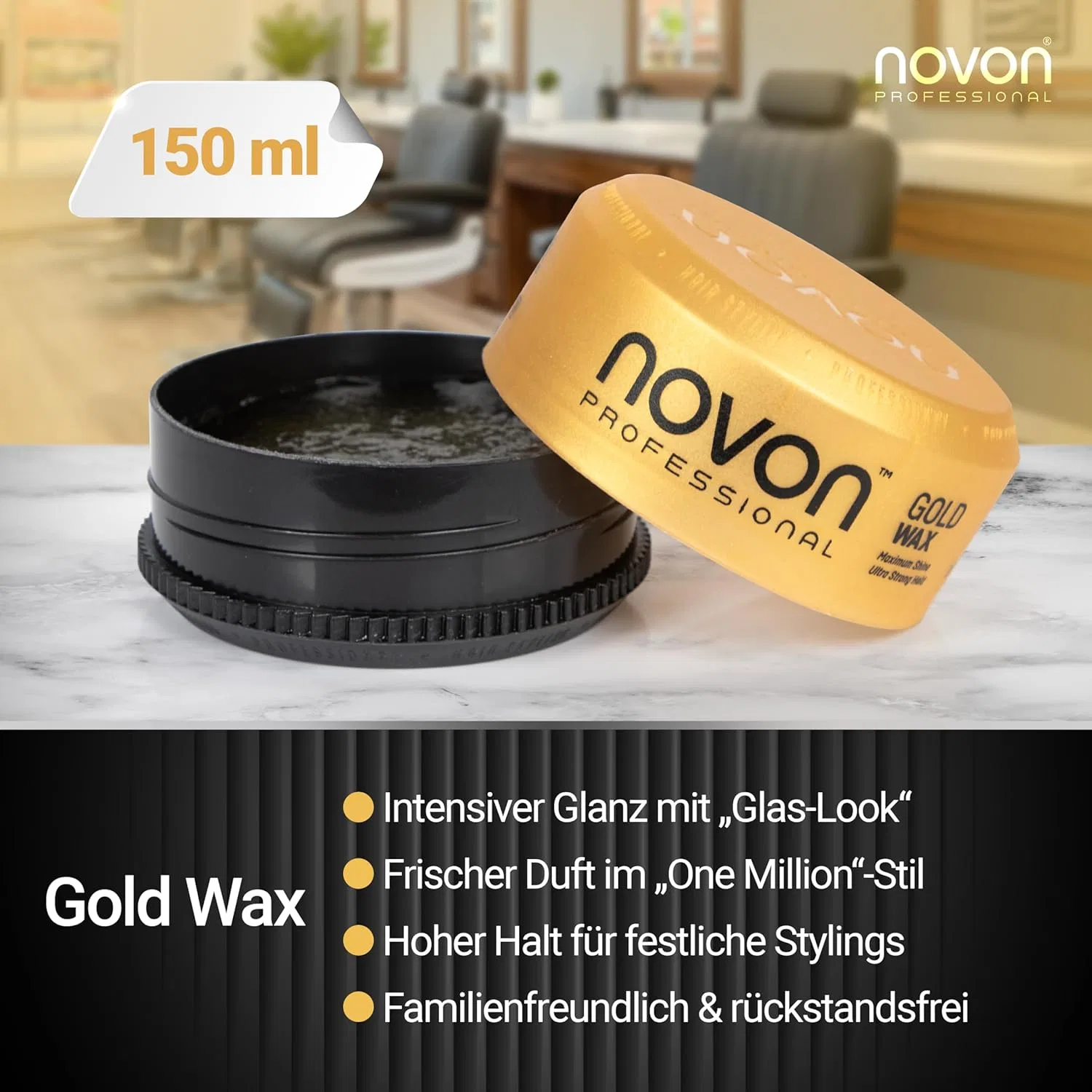 Воск для волос «Gold Wax» от novon Professional Novon — фото 3