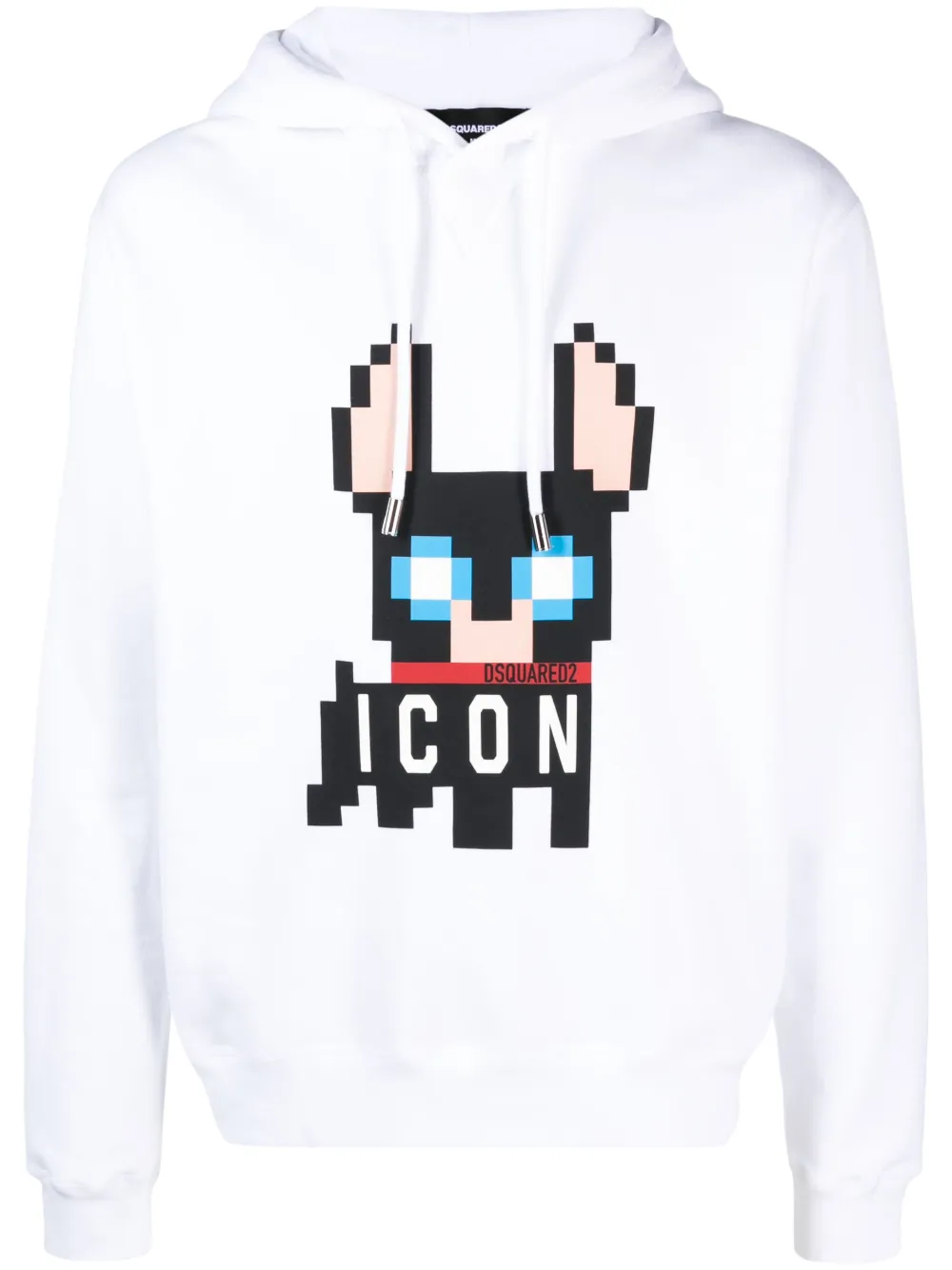 

Худи с логотипом Icon DSQUARED2, белый