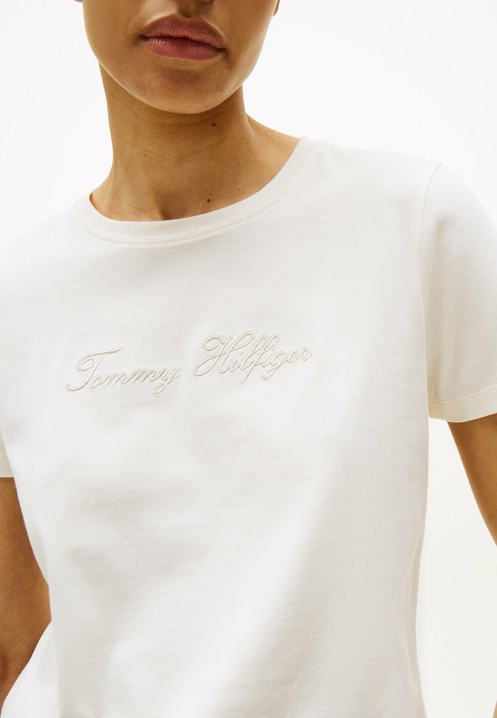 Футболка с принтом TOMMY HILFIGER, белый — фото 4