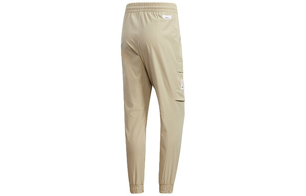 Спортивные штаны adidas neo M SS CS CARG TP Multiple Pockets Bundle Feet Sports Pants Brown, коричневый — фото 2