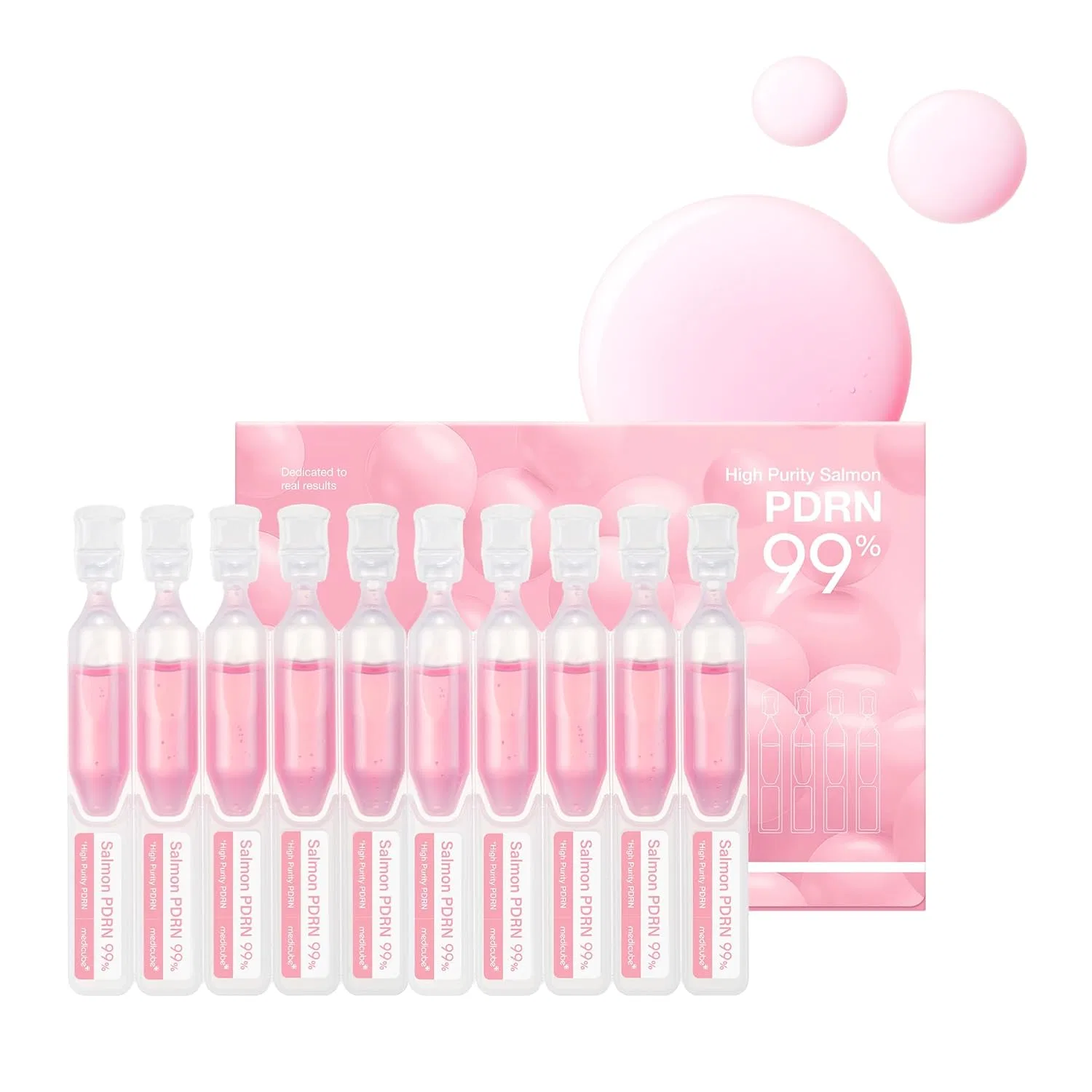 Тоник Medicube — Для лица «Salmon DNA PDRN Pink One-Day Serum» от