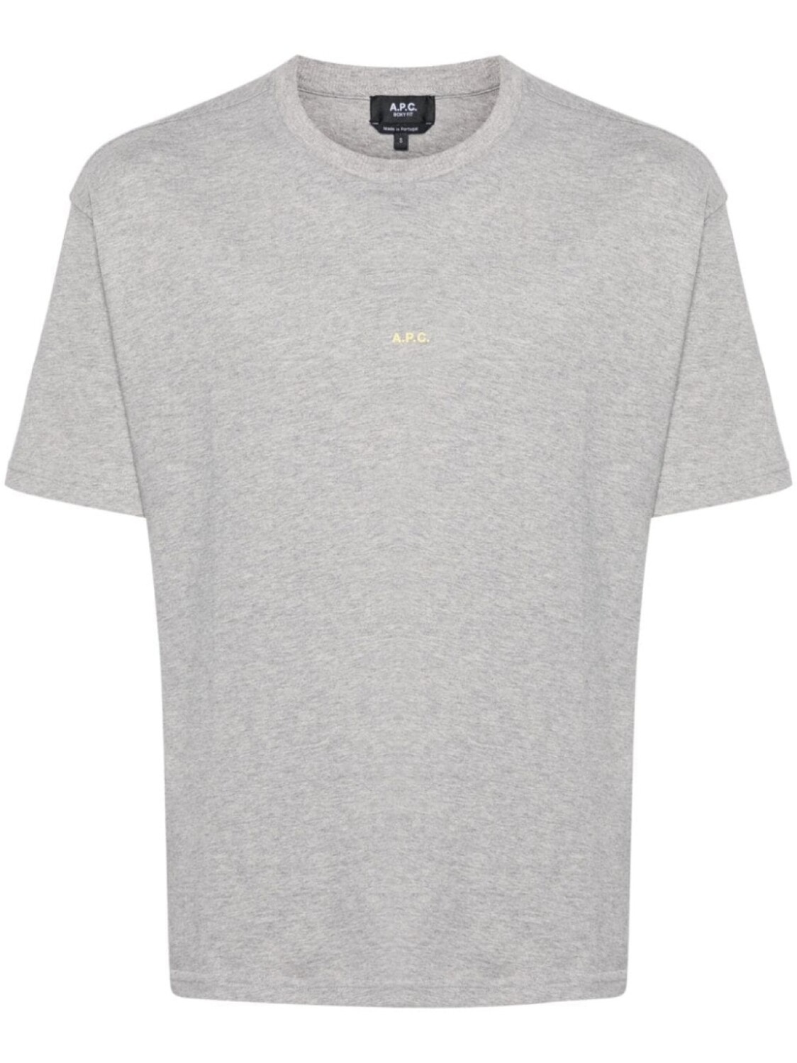 

Футболка из хлопка с логотипом APC A.P.C., серый