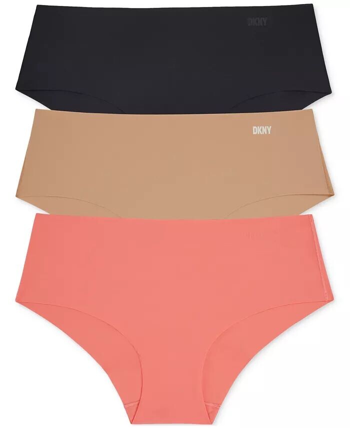 

Женские 3 шт. Хипстерское нижнее белье Litewear Cut Anywear DK5028BP3 DKNY, красный