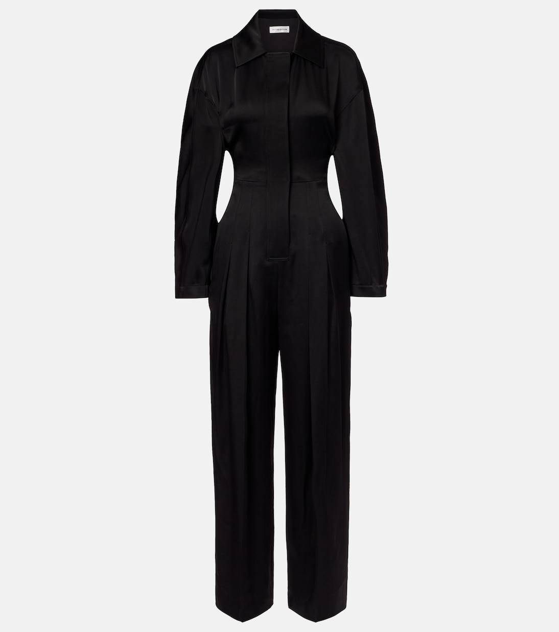 

Комбинезон с поясом Victoria Beckham, черный
