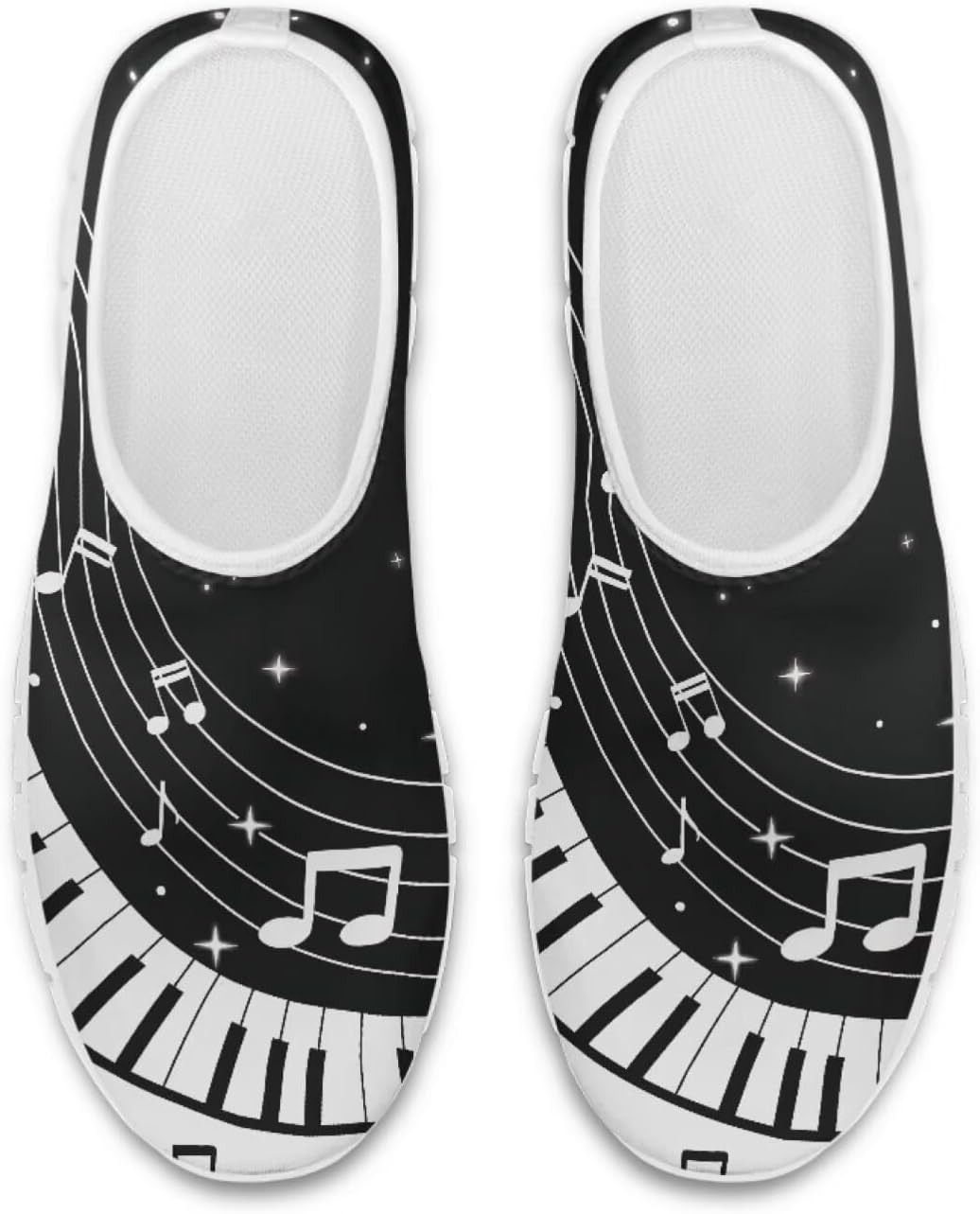 

Женские и мужские повседневные туфли с низким вырезом chaqlin, слипоны, широкие, мягкие, дышащие кроссовки для тенниса и тренировок, лоферы, Music Note Piano