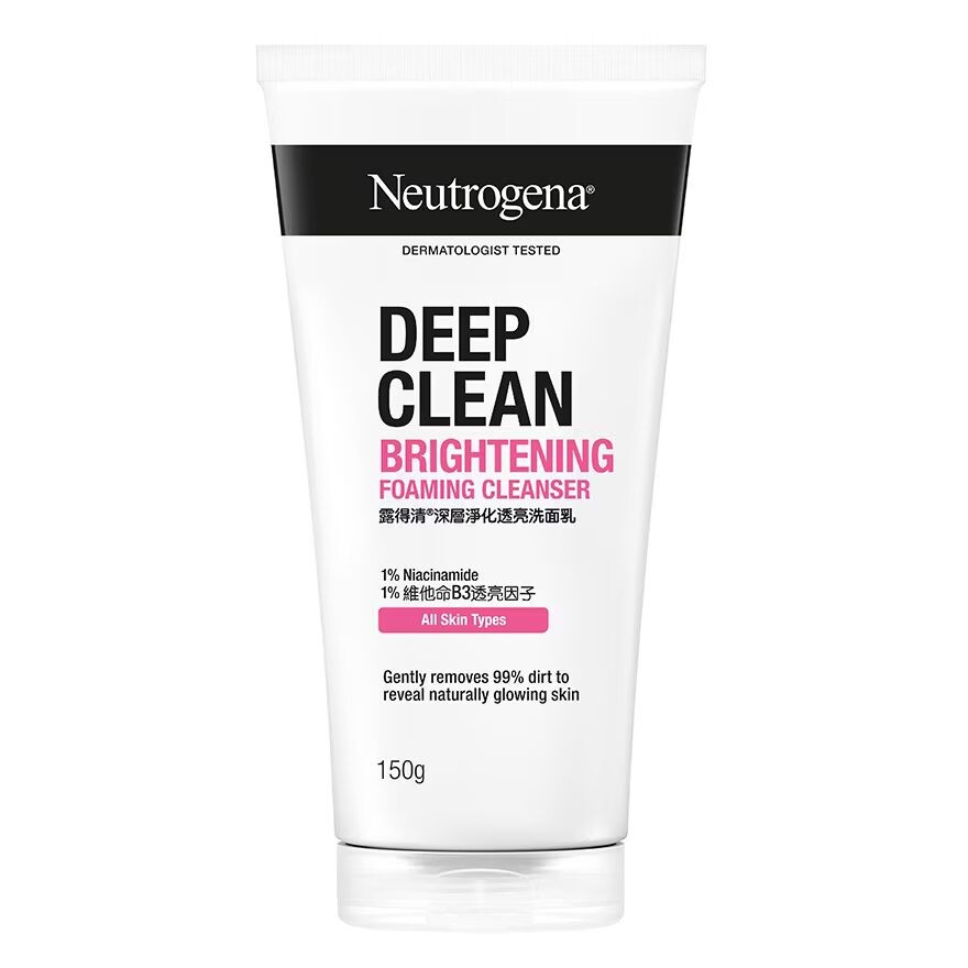 

Neutrogena Осветляющая очищающая пенка Deep Clean 175 G, White