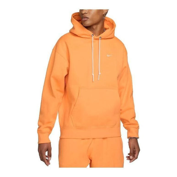 

Толстовка solo swoosh fleece hoodie 'orange' Nike, оранжевый