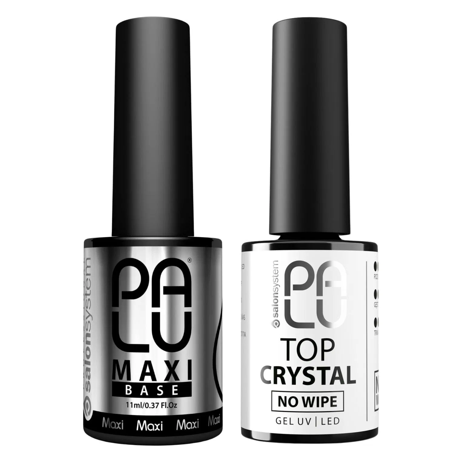 Набор Palu: база Maxi + топ Crystal для УФ-лампы, 2 x 11 г Palu Salon System, Crystal