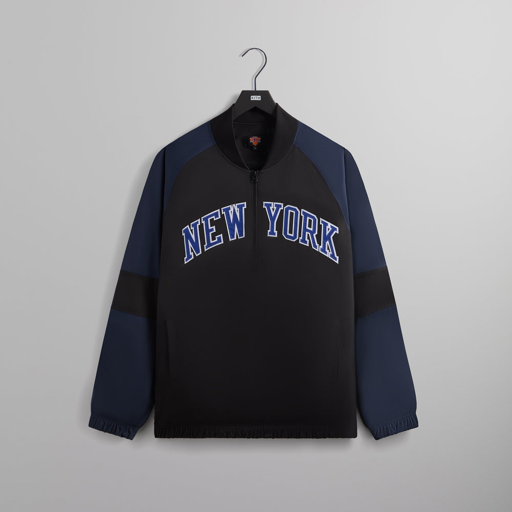

Толстовка Kith for the New York Knicks Ball Nylon Quarter Zip, черный