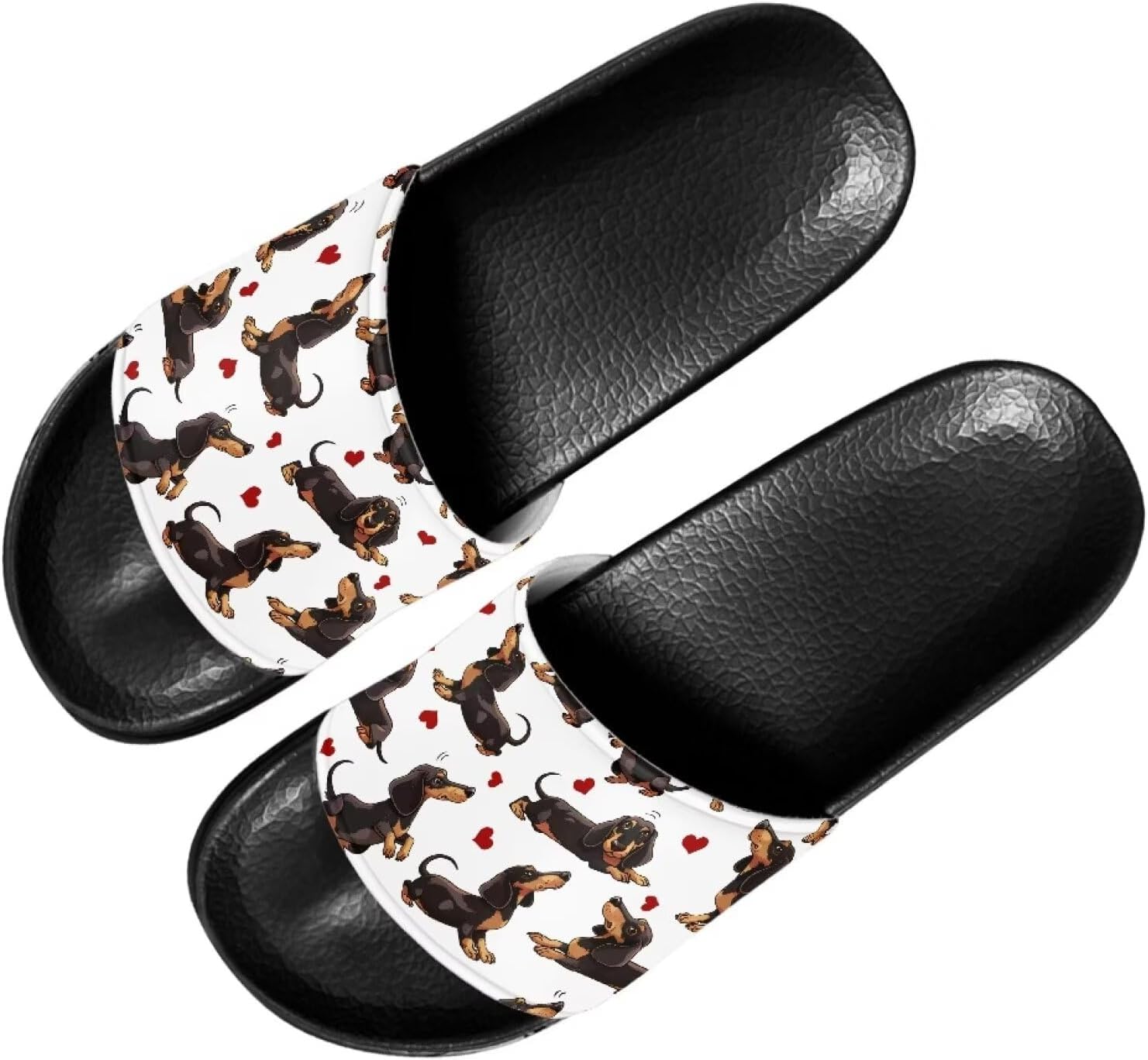 

Женские сандалии Forchrinse Retro с пчелой и подсолнухом, с поддержкой свода стопы, летние плоские тапочки для дома и улицы, Dachshund Paw Print