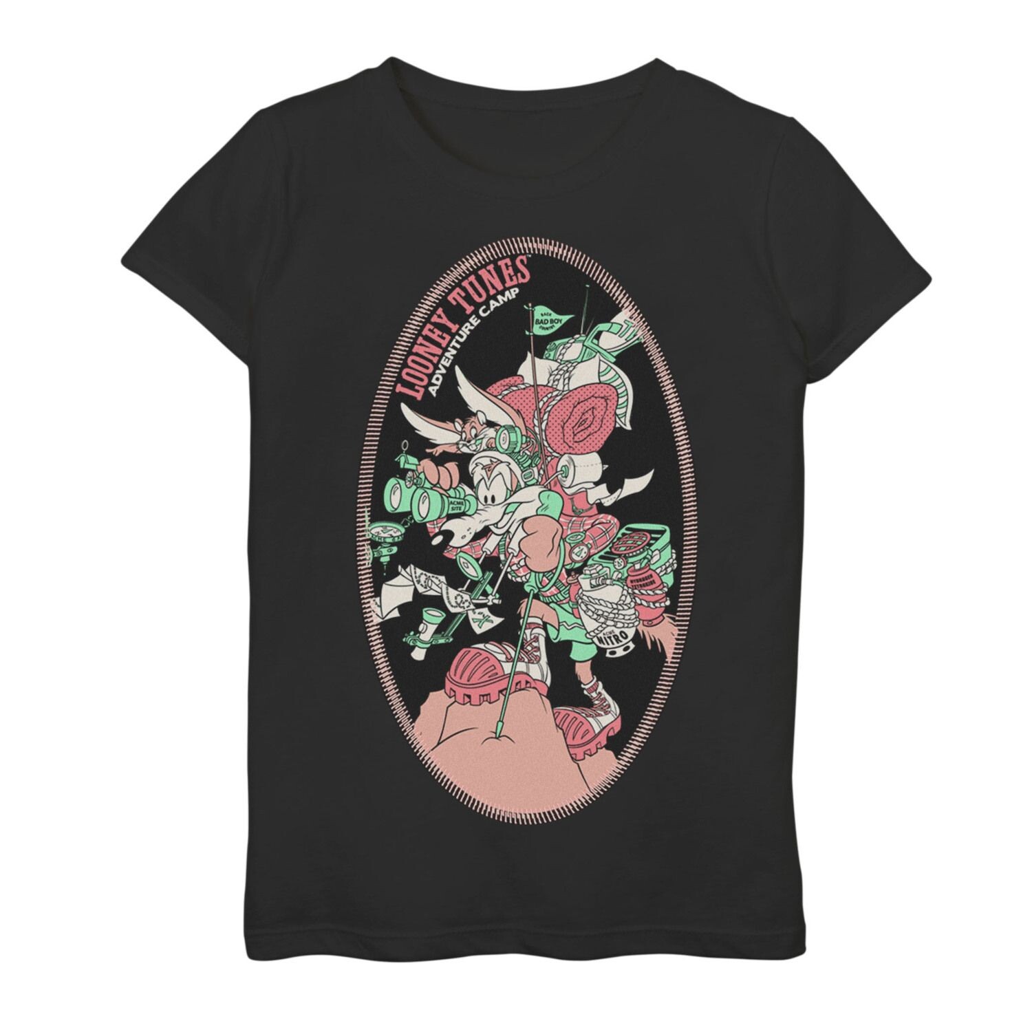 

Винтажная футболка с рисунком «Looney Tunes Mountain Tunes» для девочек 7–16 лет Licensed Character