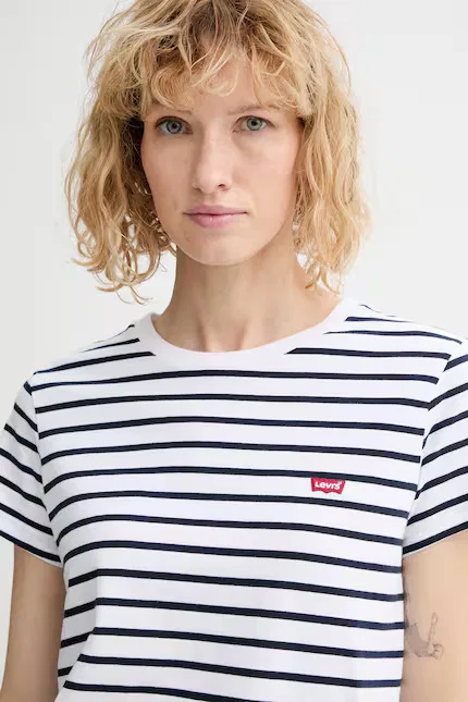 Футболка с коротким рукавом Perfect Tee Levi's, белый — фото 4