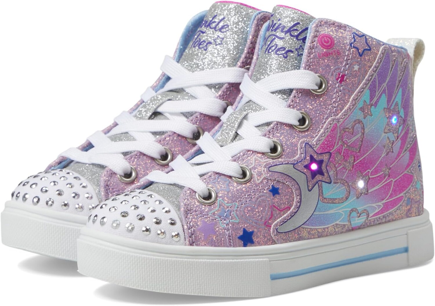 

Кроссовки Twinkle Sparks - Galaxy Glitz 314806L SKECHERS KIDS, цвет Black/Multi