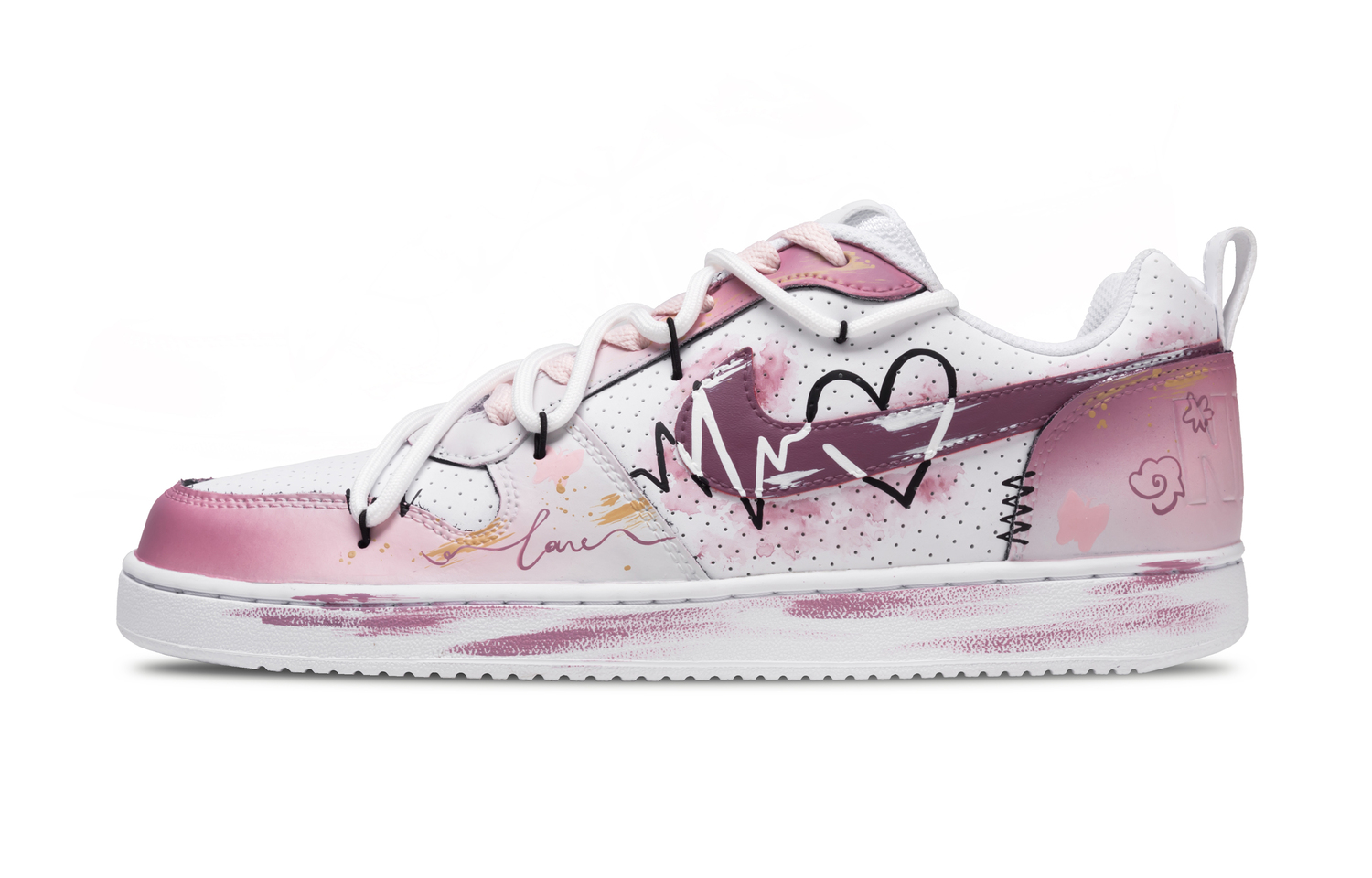 

Nike Court Borough Low top мужские скейтборд кроссовки light purple