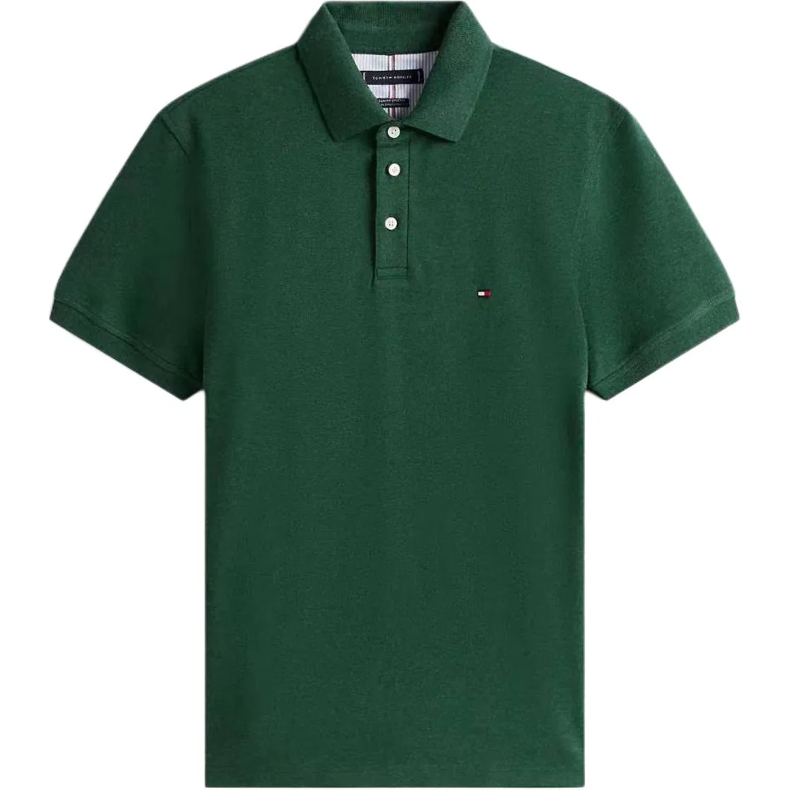 Поло Tommy Hilfiger для мужчин темно-зеленый