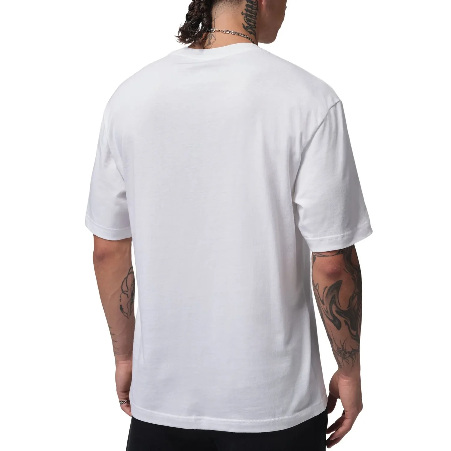 Футболка Air Jordan Brooklyn Jumpman 'White Black' — фото 2